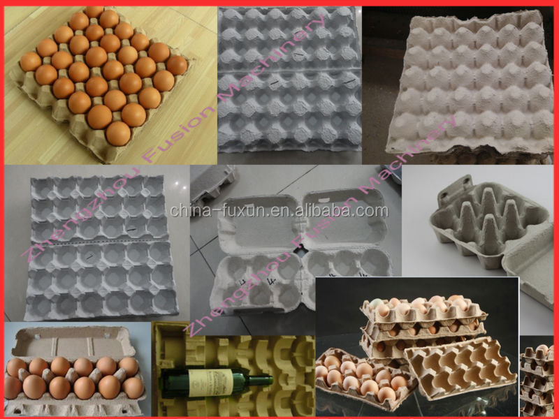 egg tray making machine price/small egg tray machine/red wine paper tray machine(support customize)