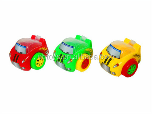 Pull Line alien spacecraft toy candy with flash disk