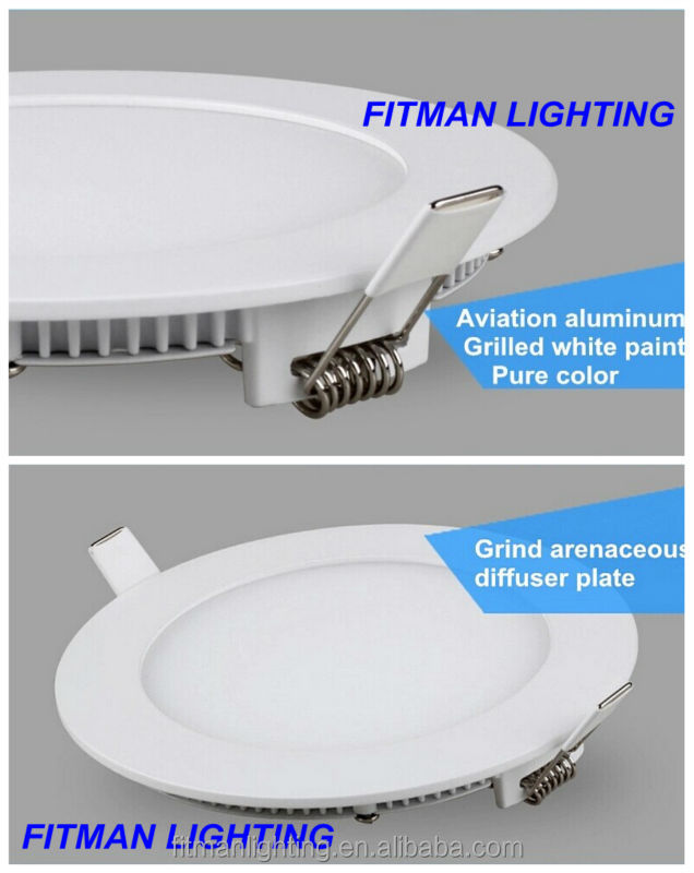 プロのledライトメーカー中国パネル薄いunltra12wラウンドledパネルライト問屋・仕入れ・卸・卸売り