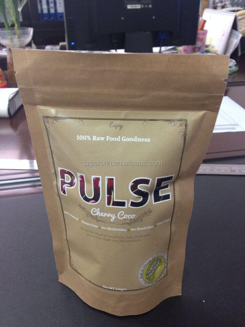 Wholesales cheap standing ziplock 250g/500g/1kg empty coffee tea bags