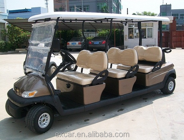 6席48 ボルト電動ゴルフ カート用販売、 ストリート法的電気自動車、 電気遊覧車仕入れ・メーカー・工場