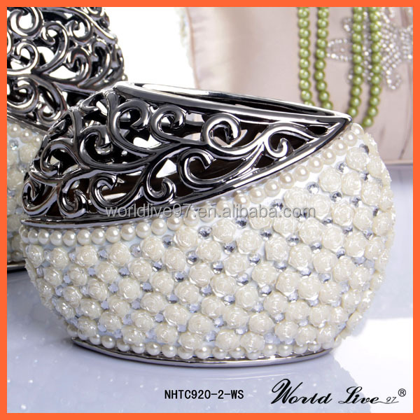 Promoción nhtc920 1 2 ws blanco y plata mosaico de cerámica ...