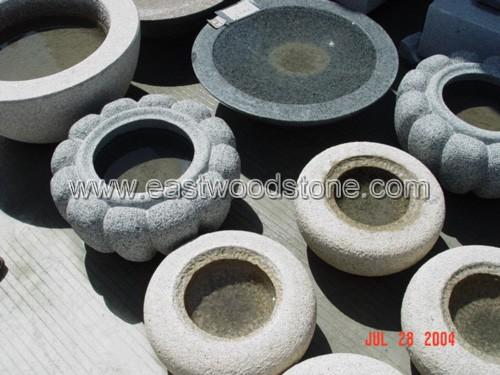 ブラック御影石 つくばい 蹲,手水鉢 洗面シーク 屋外 流し台 石