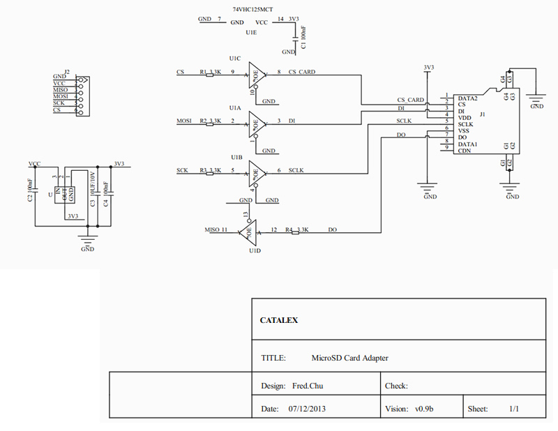 Sd card arduino схема