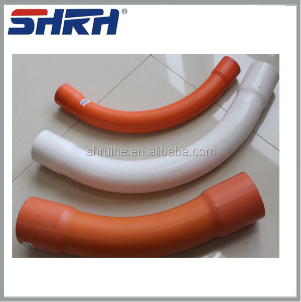 Polyvinyl Chloride Circular Pvc Long Radius 180 Degree Pipe Bend,Pvc