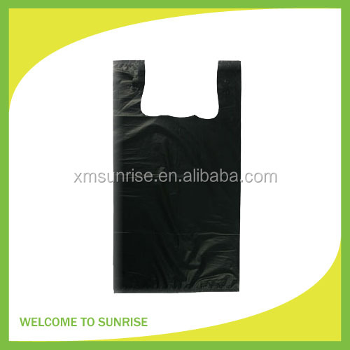 Corn starch degradable t-shirt bag plastic