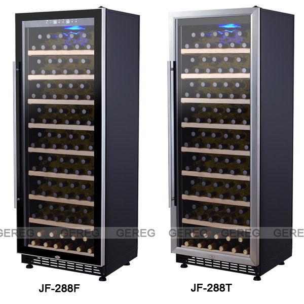 新しいデザインの大型ロック付きワイン冷蔵庫、 低ノイズ。 低振動。問屋・仕入れ・卸・卸売り