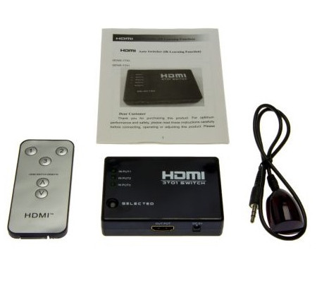 3x1 HDMI Amplifier Switcher 3