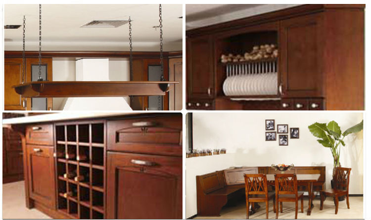 Calidad alta diseño clásico gabinete nuevo de cocina madera con ...