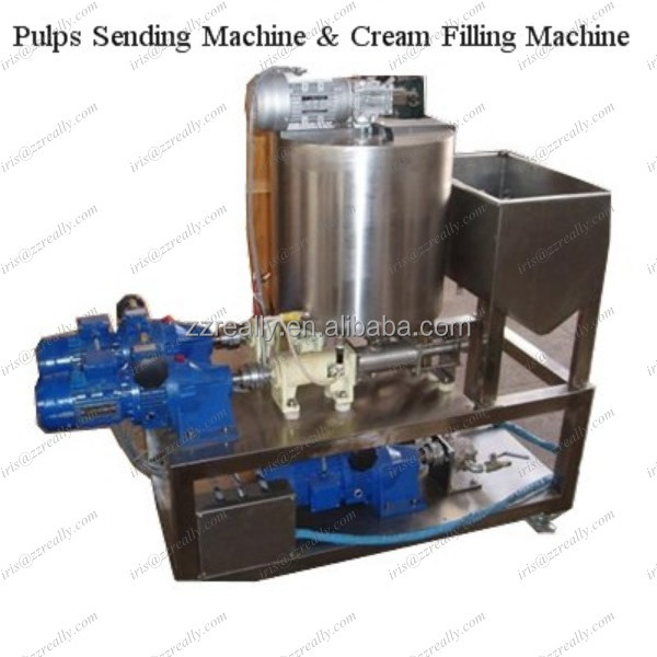 Whole automatic chocolate egg roll machine