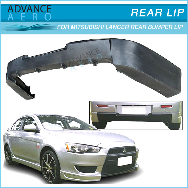 三菱ランサーのためのpu2008-2012jdmリアバンパーのリップスポイラーボディキット問屋・仕入れ・卸・卸売り