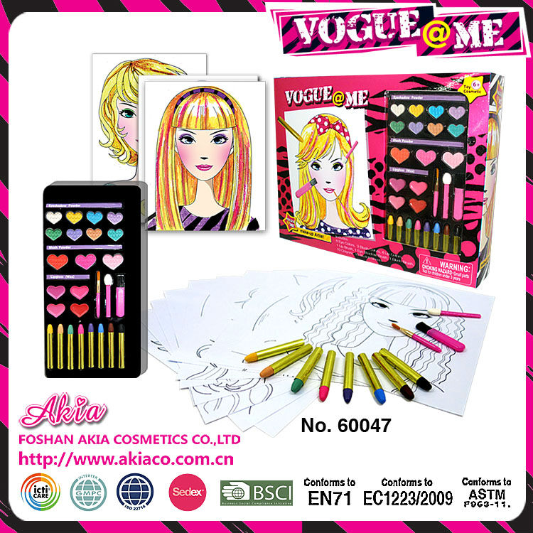 女の子のプラスチック製の化粧品を構成するおもちゃドレッシングケース化粧ブラシセットプロ問屋・仕入れ・卸・卸売り