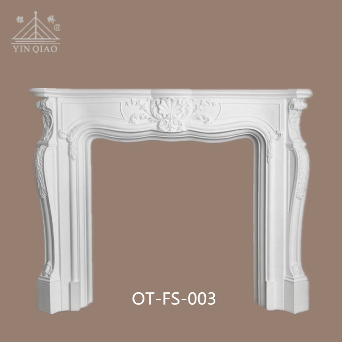 GYPSUM FIRE SURROUND decorative fire plaster artistic plaster fire place (1).jpg