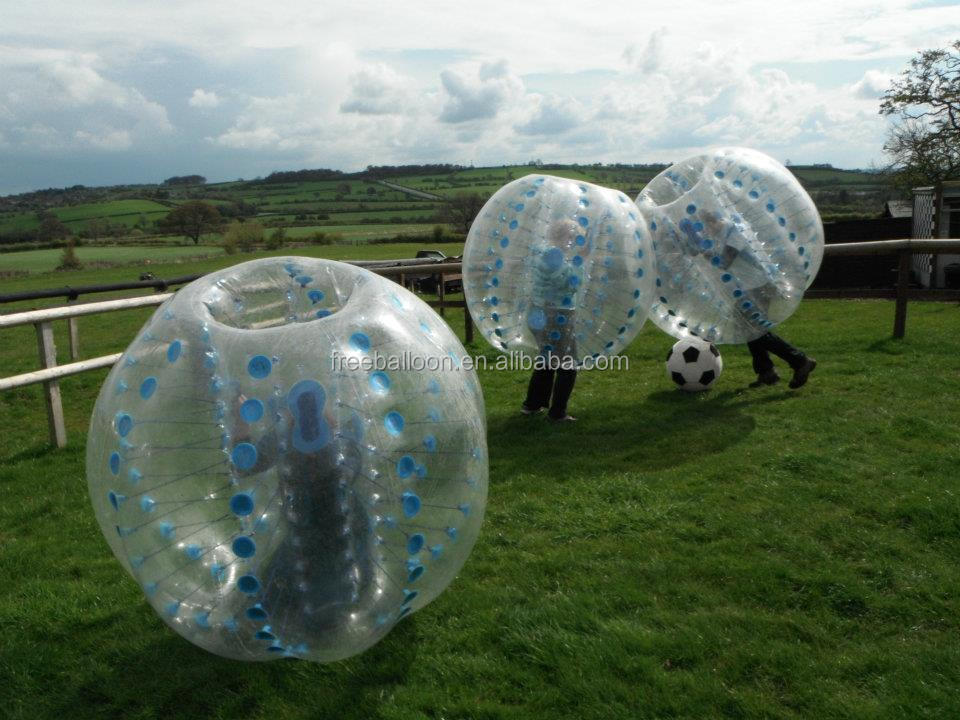 Top sale jump inflatable bubble football, loopy balls