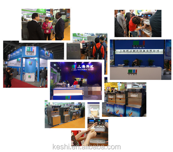 2014 KE SHI KS-5200 series high quality 3 flavors commercial soft ice cream machine / yogurt machine(CE approved)