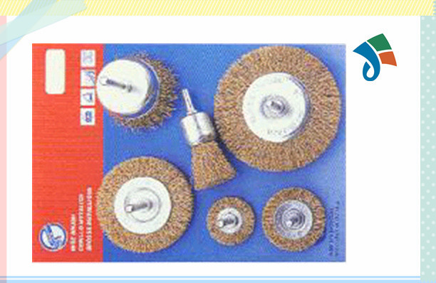 鋼円形のワイヤーブラシキャップ真鍮ワイヤーブラシセット問屋・仕入れ・卸・卸売り