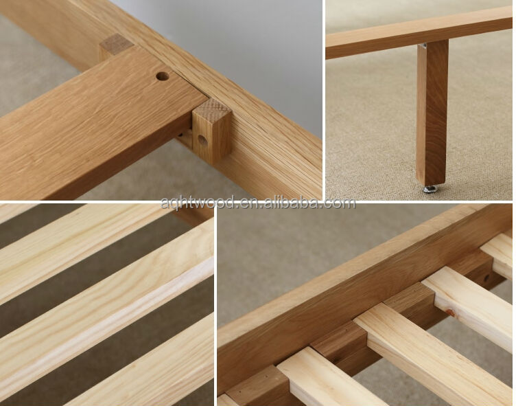 寝室の家具-- 無垢材2014年モダンな木製ベッドダブルベッドの寝室の家具仕入れ・メーカー・工場