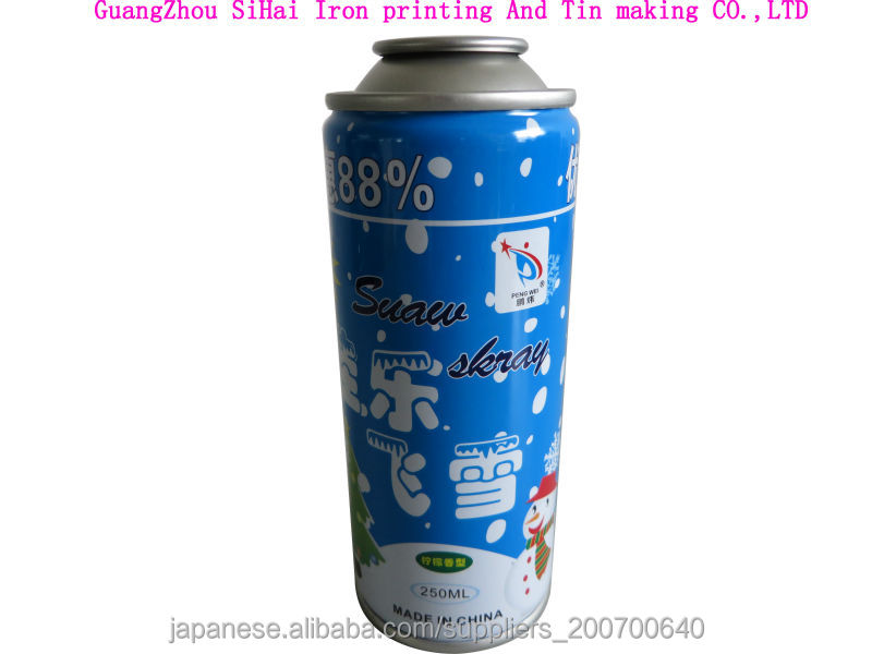 spray snow can from GuangZhou Factory問屋・仕入れ・卸・卸売り
