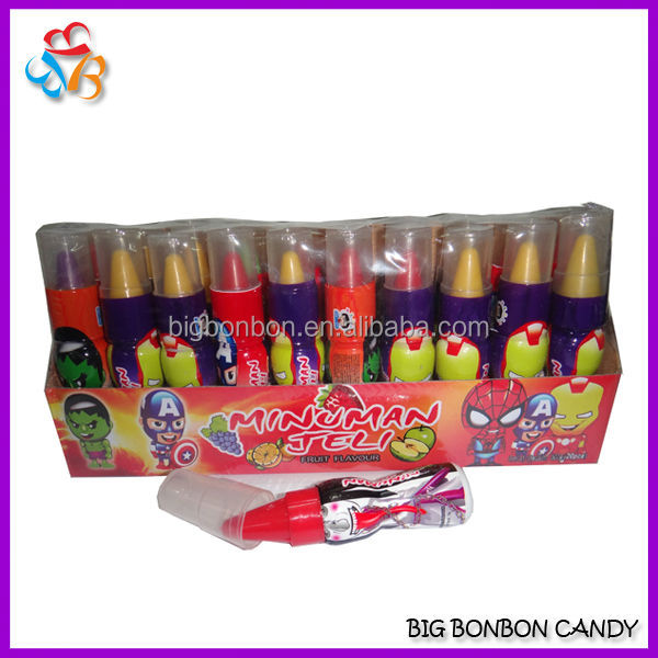 Lipstick Fruit Candy Jam,China BIG BONBON CANDY price supplier 21food