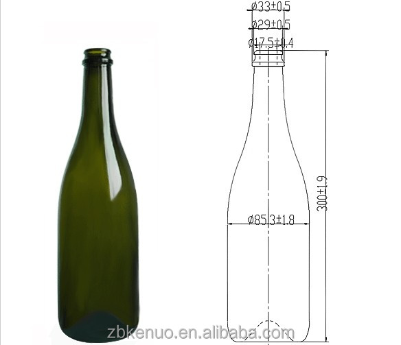 purchase 750ml empty Champagne wine bottles