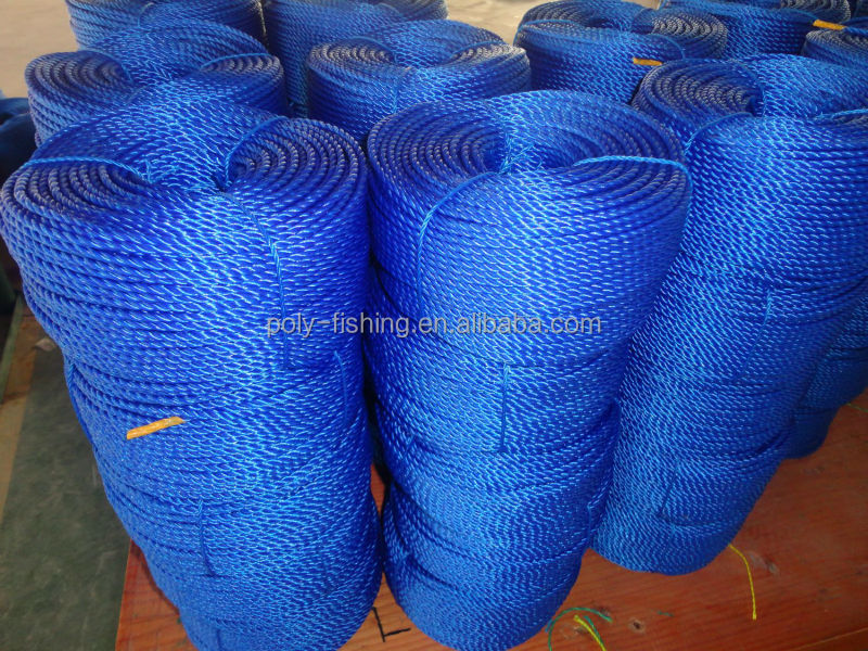 カラフルなpeポリエチレンモノフィラメント糸から作られたロープ仕入れ・メーカー・工場