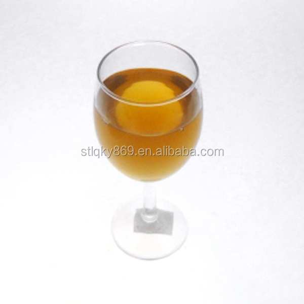 New Products 121 ml amber water goblets red glass water goblets red wine glass goblet