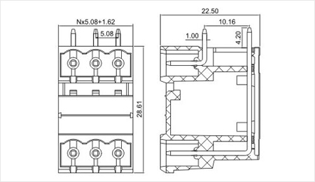 三河5. 08ミリメートルプラグイン可能なターミナルブロックコネクタの製造中国製仕入れ・メーカー・工場