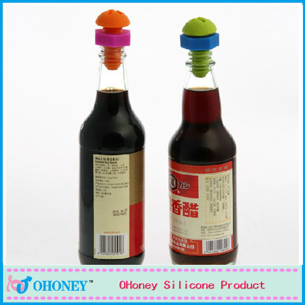 ノベルティ高品質ねじナットシリコーンボトルのプラグ形状のための赤ワインのグラスボトル/ボトルキャップシリコンストッパーコルクバー用仕入れ・メーカー・工場