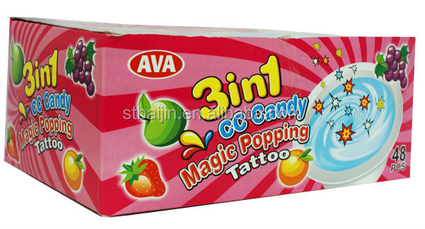 Four flavor Poping candy Ice Cream with Taotto