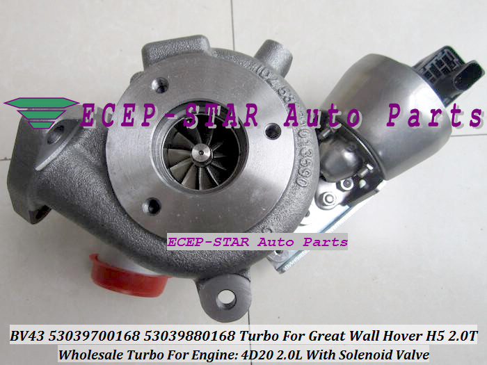 BV43 53039700168 53039880168 Turbo Turbine Turbocharger Fit For Great Wall Hover H5 2.0T 4D20 2.0L (7)