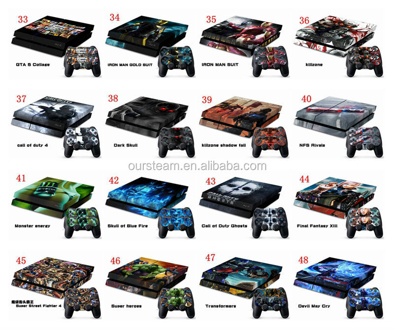 プレイステーション用4皮のステッカープレイステーション用4コンソール新しいが、 2011年2コントローラ問屋・仕入れ・卸・卸売り