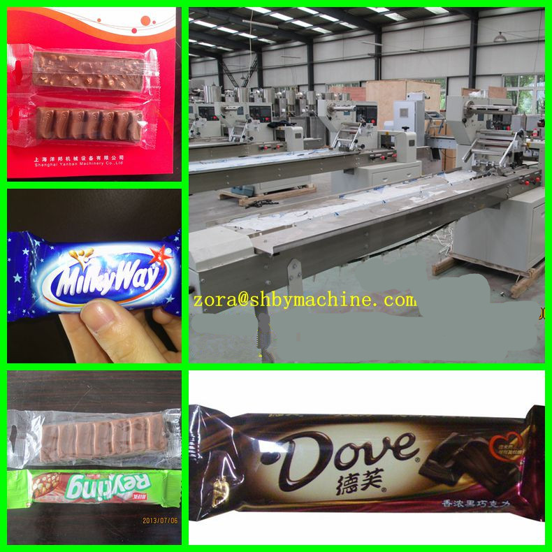 Shanghai Factory YB-100 Automatic Chocolate Bar Wrapping Machine