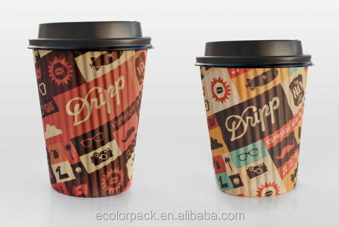 High Quality Custom Cocacola Cold Drink Paper Cup