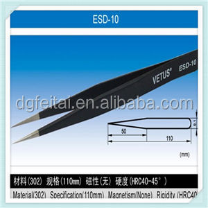 Esd帯電防止esd-10esd-11esd-12esd-13esd-14esd-15esd-16esd-17vetusピンセット問屋・仕入れ・卸・卸売り