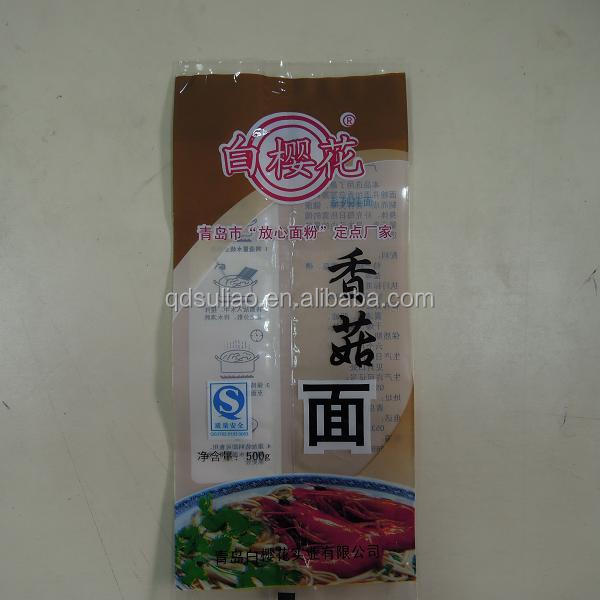 high quality full color printed plastic bag for noodles