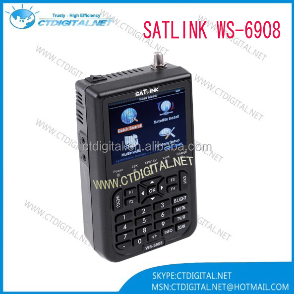 Sat1inkws6908ws-6908dvb-sデジタル衛星ファインダーメートル問屋・仕入れ・卸・卸売り