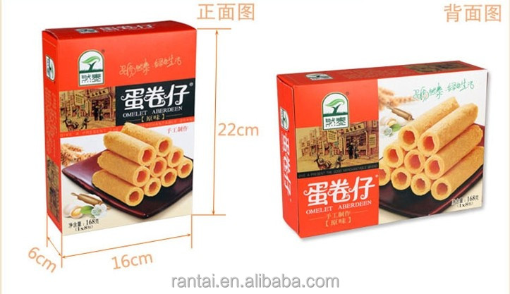 Macau flavor egg roll for wholesale