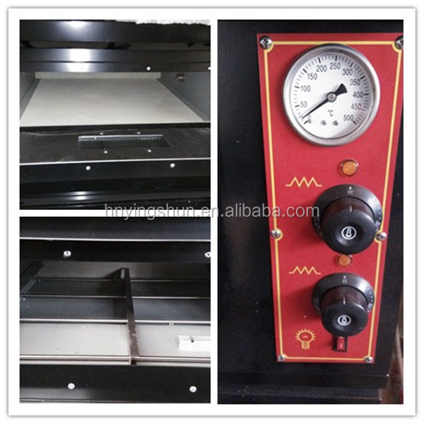 luxurious double layer gas pizza oven