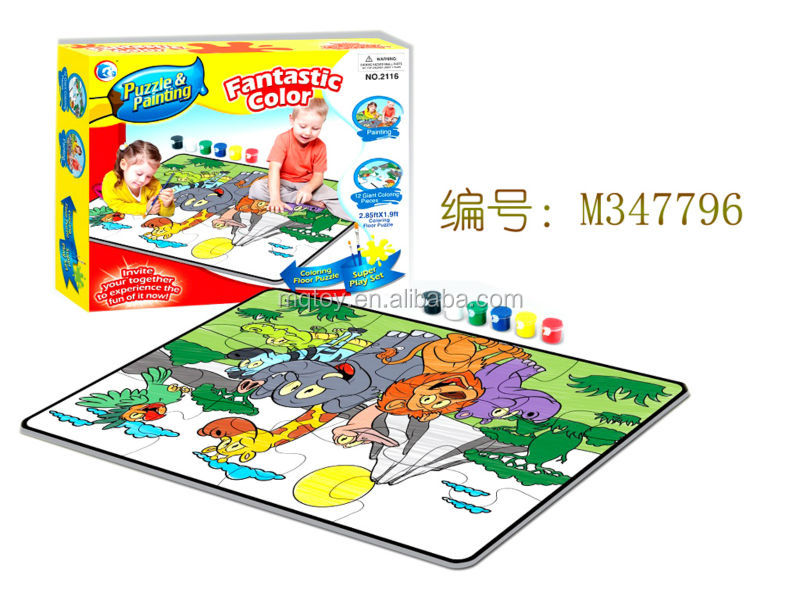 diyの印刷2014年面白いいたずら書き用子供用おもちゃパズルパズル知育玩具中国で作られた新製品の子供のおもちゃ問屋・仕入れ・卸・卸売り