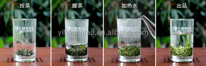 2014 Best quality E.U, USDA,JAS certificated organic green tea