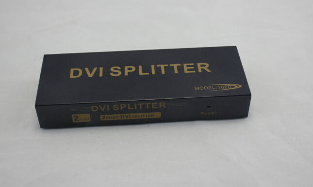 Dviスプリッタ、 1x2,1入力2102ddvi-d信号出力問屋・仕入れ・卸・卸売り