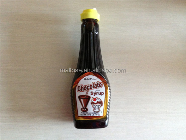 chocolate flavored syrup for drink and ice cream