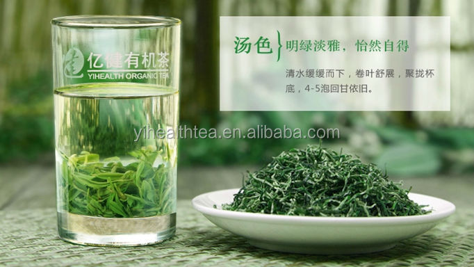 2014 Best quality E.U, USDA,JAS certificated organic green tea