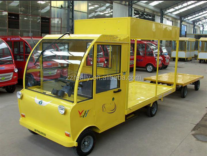Customized Electric Fruit and Vegatable street food vending Carts for sale