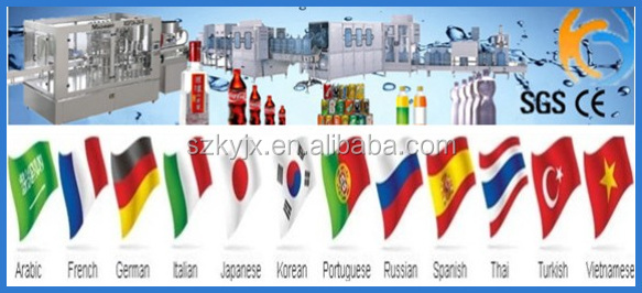 factory price automatic bottled mineral water /pure water/coconut water filling machine