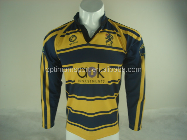 New lifestyle 100% no harmful skin men's rugby jerseys and used italy ink to sublimated問屋・仕入れ・卸・卸売り