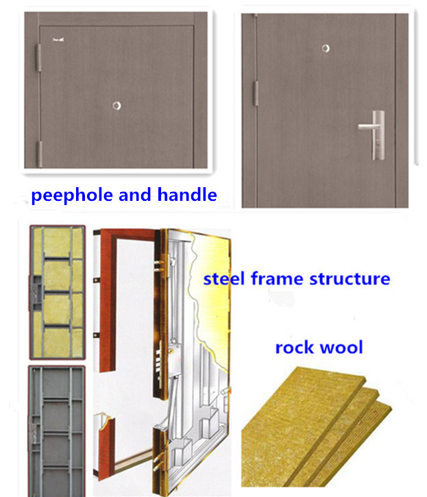 冷たい- 間圧延鋼セキュリティ安全木製のドアのデザイン問屋・仕入れ・卸・卸売り