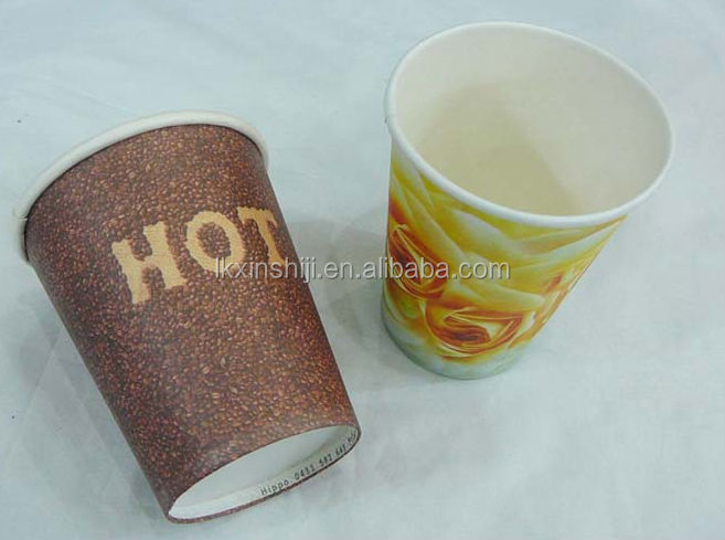 Gelato paper cup with customized logo printed
