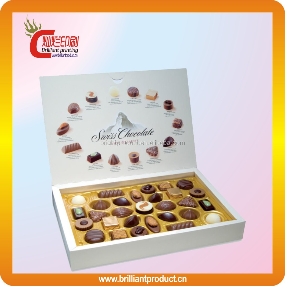Heart Shaped empty chocolate boxes wholesale paper packaging chocolate gift box china factory
