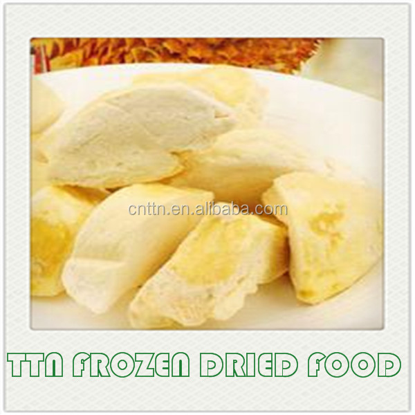 HOT SALES 2014 NEW FROZEN DRIED DURIAN NATURAL GREEN SAFE DELICIOUS CONVENIENT WITH ADVANCED TECHNOLOGY OF THE WORLD